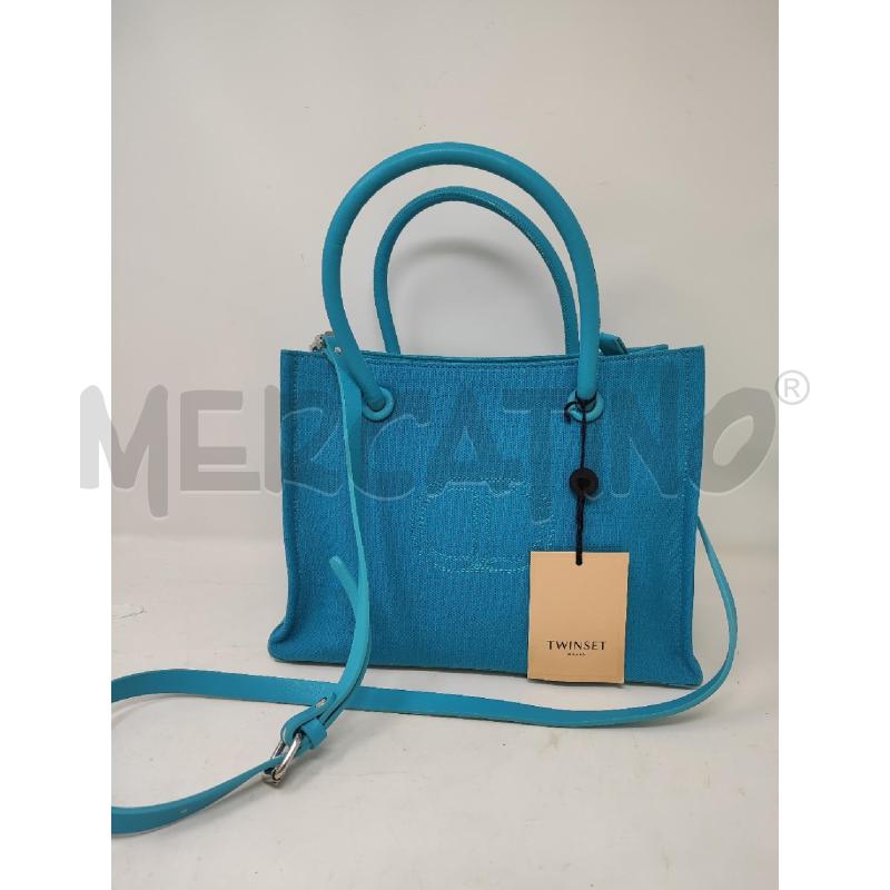 BORSA DONNA TWIN SET AZZURRA TIFFANY NUOVA | Mercatino dell'Usato Vinci - fraz. sovigliana 1