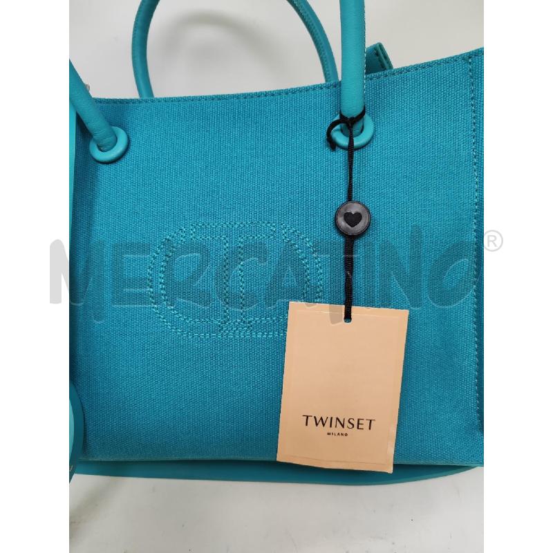 BORSA DONNA TWIN SET AZZURRA TIFFANY NUOVA | Mercatino dell'Usato Vinci - fraz. sovigliana 2