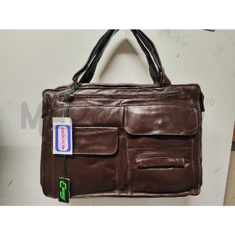 BORSA DONNA # ENNY PELLE MARRONE 2 MANICI | Mercatino dell'Usato Vinci - fraz. sovigliana 1