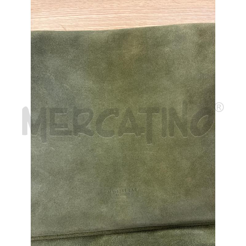 BORSA DONNA # MY BEST BAG SCAMOSCIATA VERDE CATENA | Mercatino dell'Usato Vinci - fraz. sovigliana 2