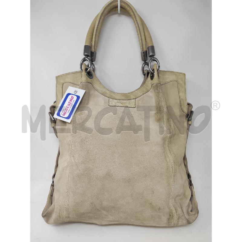 BORSA DONNA # NERO GIARDINI SCAMOSCIATA CHIARA  | Mercatino dell'Usato Vinci - fraz. sovigliana 1