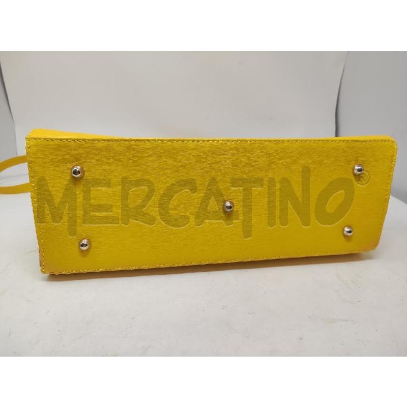 BORSA DONNA # PELLE GIALLA 2 MANICI | Mercatino dell'Usato Vinci - fraz. sovigliana 3