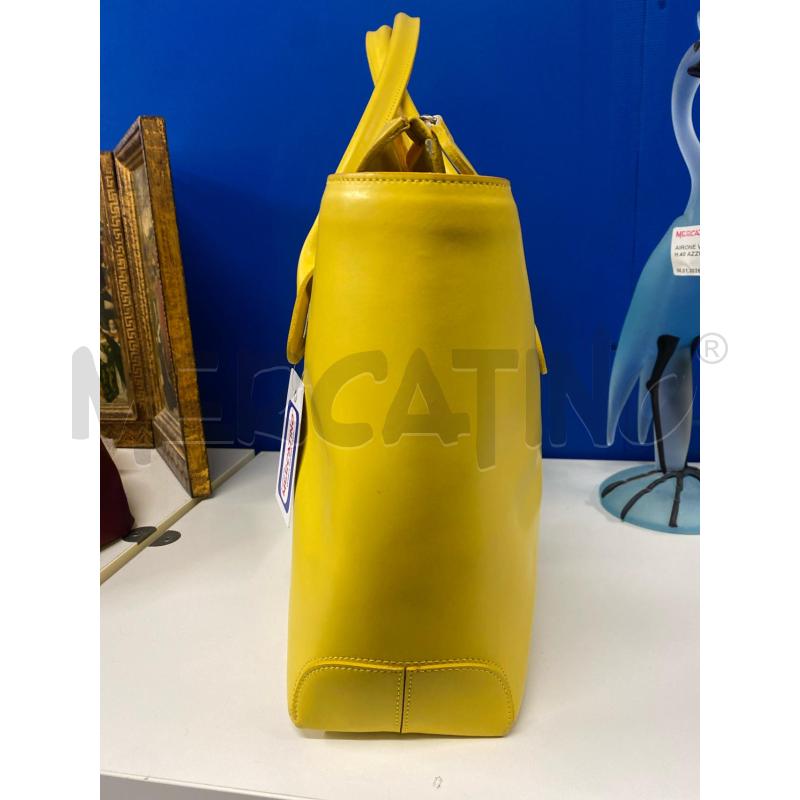 BORSA DONNA # PELLE GIALLA NUOVA | Mercatino dell'Usato Vinci - fraz. sovigliana 2