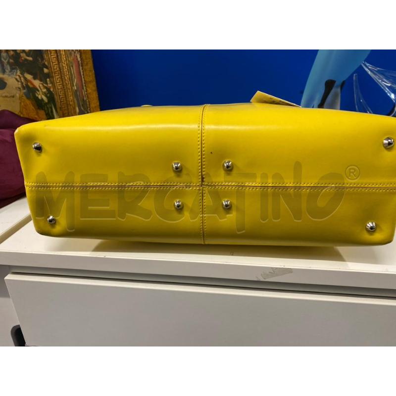 BORSA DONNA # PELLE GIALLA NUOVA | Mercatino dell'Usato Vinci - fraz. sovigliana 3