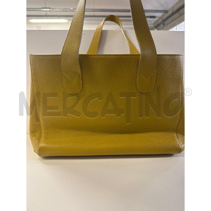 BORSA DONNA # PELLE MAXIMA GIALLA  | Mercatino dell'Usato Vinci - fraz. sovigliana 2
