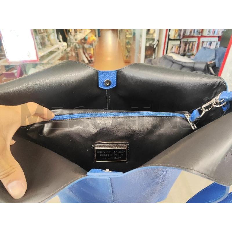 BORSA DONNA # PELLE TURCHESE NUOVA 2 MANICI LUNGHI | Mercatino dell'Usato Vinci - fraz. sovigliana 2