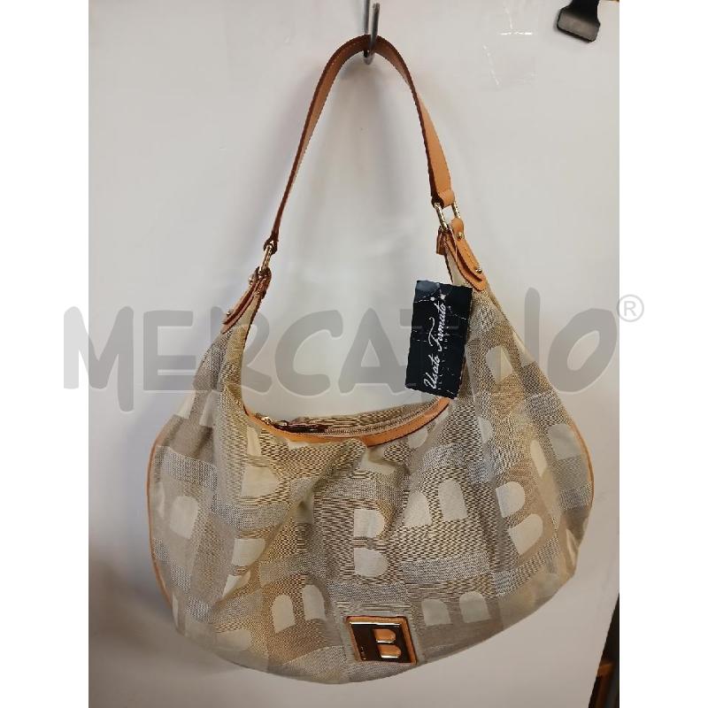 BORSA DONNA + POCHETTE BALLY TESSUTO BEIGE  | Mercatino dell'Usato Vinci - fraz. sovigliana 1