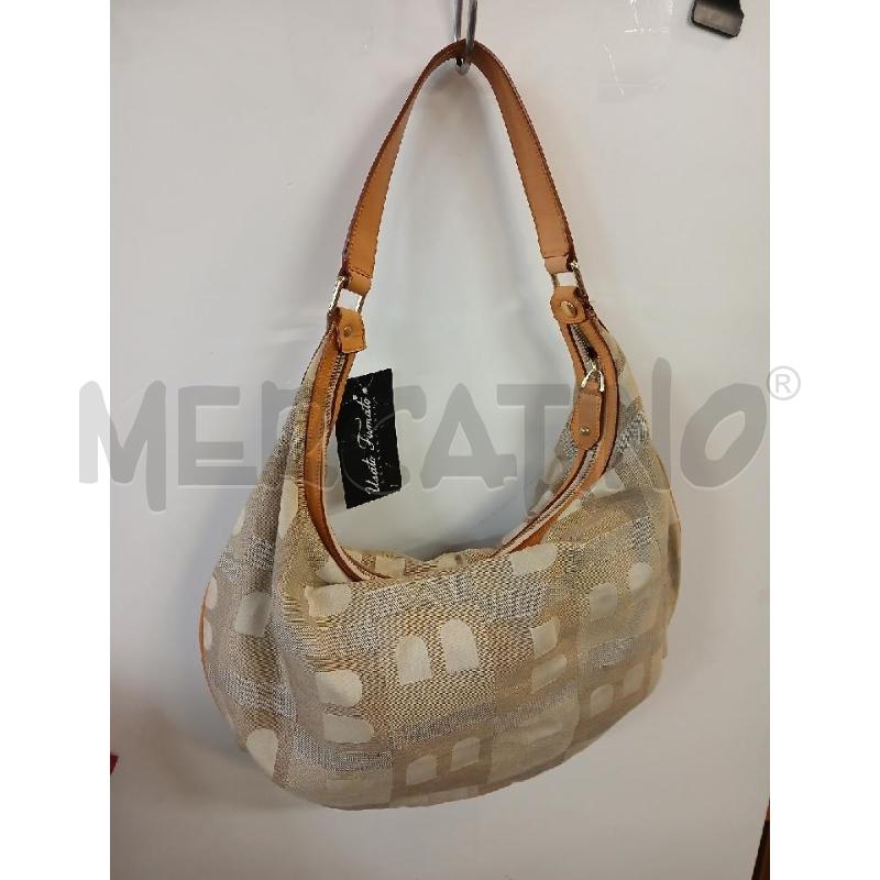 BORSA DONNA + POCHETTE BALLY TESSUTO BEIGE  | Mercatino dell'Usato Vinci - fraz. sovigliana 2