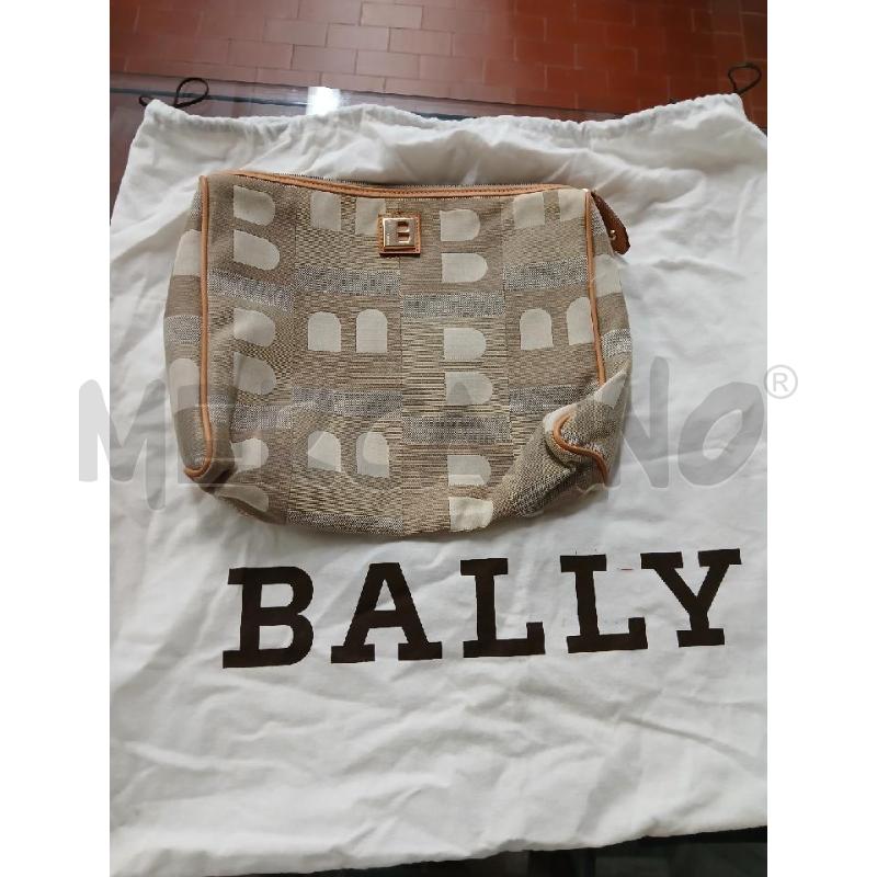 BORSA DONNA + POCHETTE BALLY TESSUTO BEIGE  | Mercatino dell'Usato Vinci - fraz. sovigliana 5