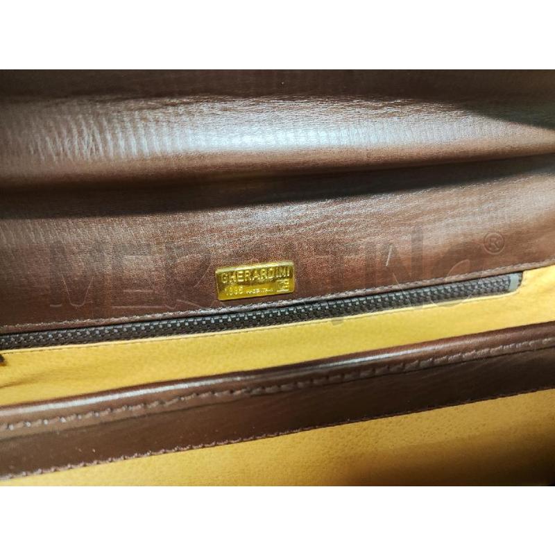 BORSA UOMO 24 ORE GHERADINI PELLE MARRONE | Mercatino dell'Usato Vinci - fraz. sovigliana 3