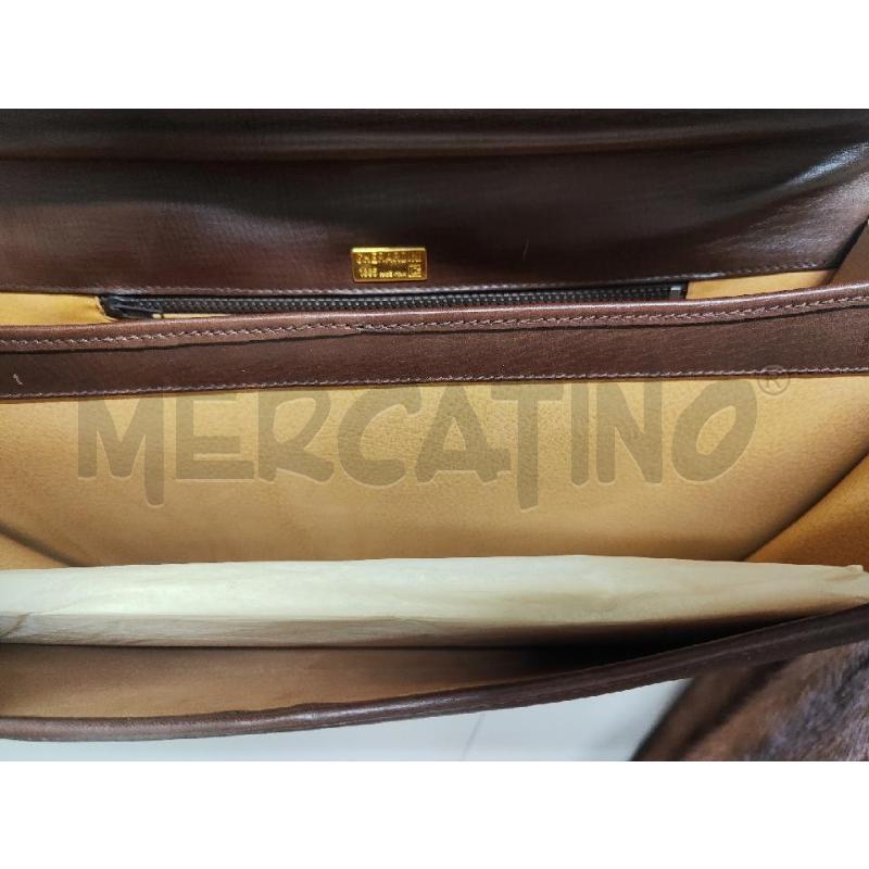 BORSA UOMO 24 ORE GHERADINI PELLE MARRONE | Mercatino dell'Usato Vinci - fraz. sovigliana 4