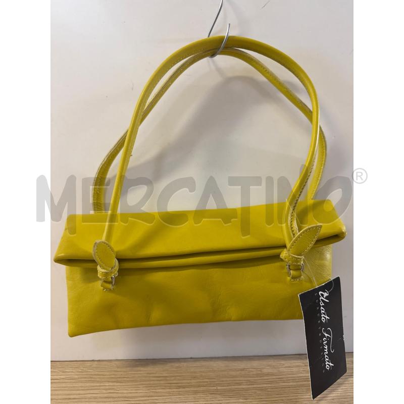 BORSETTA DONNA GIANNI CHIARINI PELLE GIALLA  | Mercatino dell'Usato Vinci - fraz. sovigliana 1