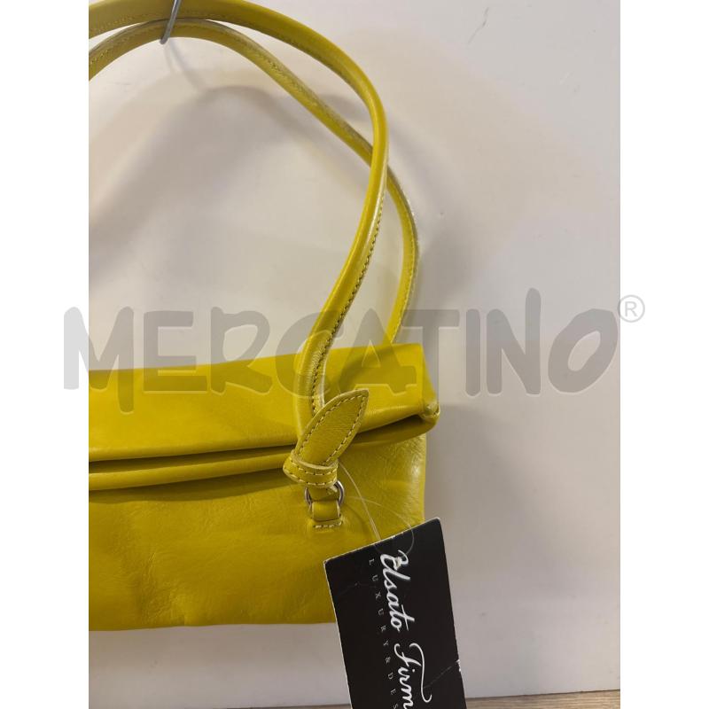 BORSETTA DONNA GIANNI CHIARINI PELLE GIALLA  | Mercatino dell'Usato Vinci - fraz. sovigliana 2