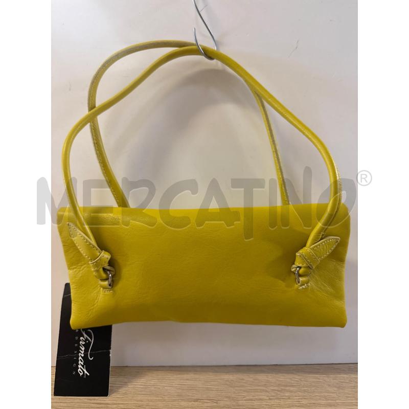 BORSETTA DONNA GIANNI CHIARINI PELLE GIALLA  | Mercatino dell'Usato Vinci - fraz. sovigliana 3