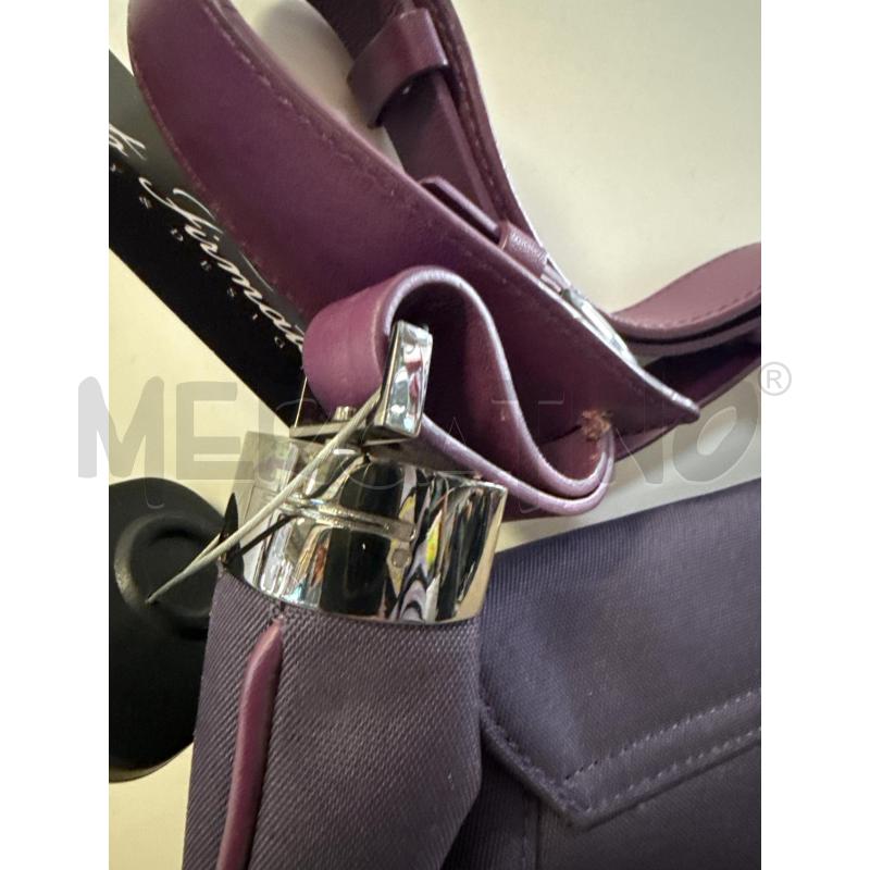 BORSETTA DONNA PIRELLI VIOLA 2 TASCHINI | Mercatino dell'Usato Vinci - fraz. sovigliana 3