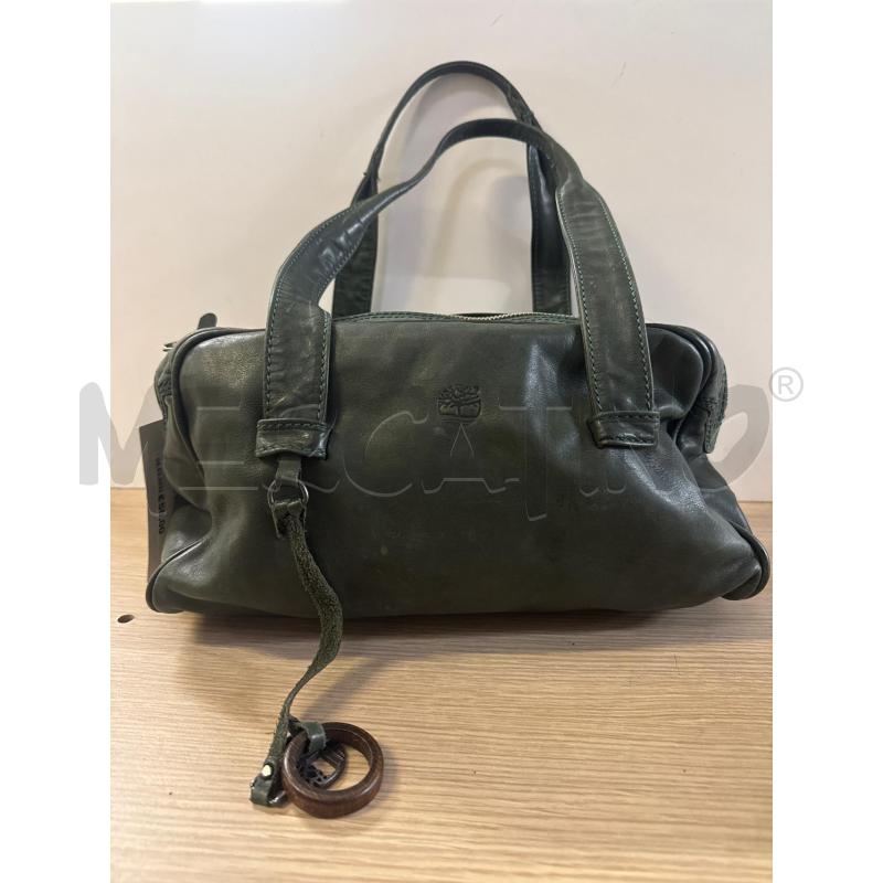 BORSETTA DONNA TIMBERLAND PELLE VERDE 2 MANICI | Mercatino dell'Usato Vinci - fraz. sovigliana 1