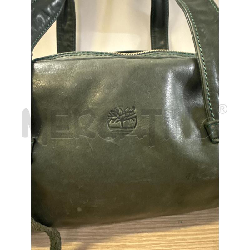 BORSETTA DONNA TIMBERLAND PELLE VERDE 2 MANICI | Mercatino dell'Usato Vinci - fraz. sovigliana 2