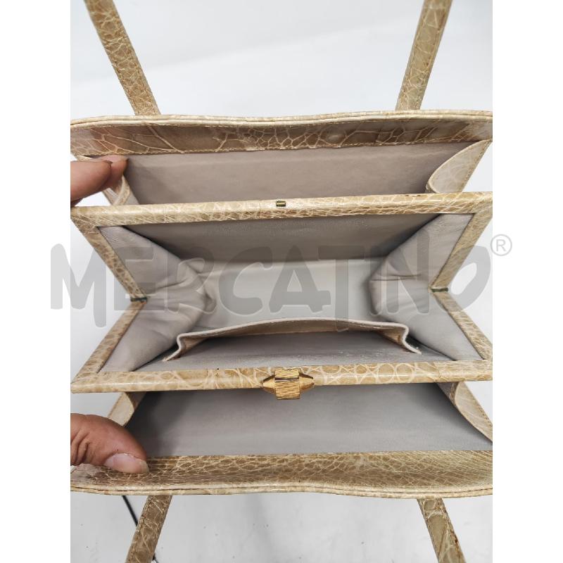 BORSETTA DONNA VINTAGE PELLE CREMA | Mercatino dell'Usato Vinci - fraz. sovigliana 4