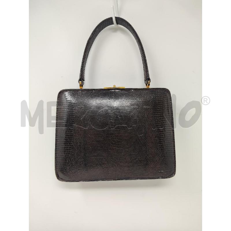 BORSETTA DONNA VINTAGE PELLE MARRONE A MANO | Mercatino dell'Usato Vinci - fraz. sovigliana 1