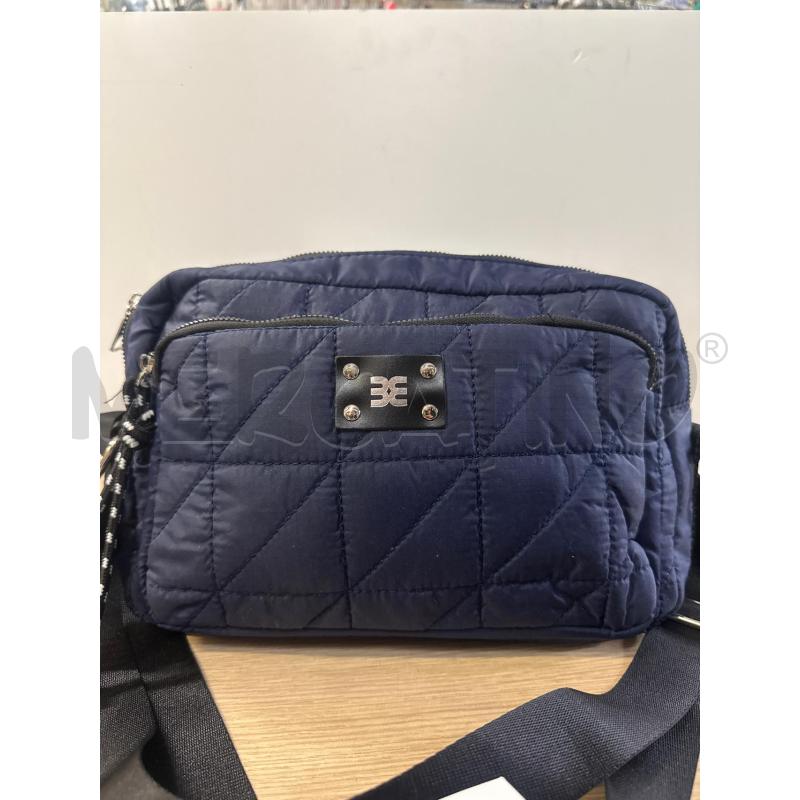 BORSETTA DONNA # BE TESSUTO BLU NUOVA 2 ZIP | Mercatino dell'Usato Vinci - fraz. sovigliana 1