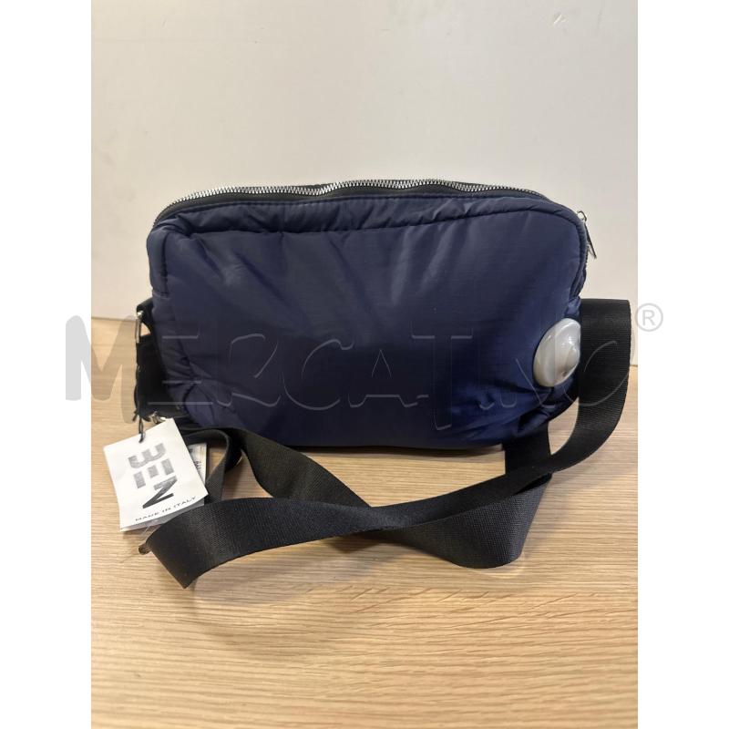 BORSETTA DONNA # BE TESSUTO BLU NUOVA 2 ZIP | Mercatino dell'Usato Vinci - fraz. sovigliana 2
