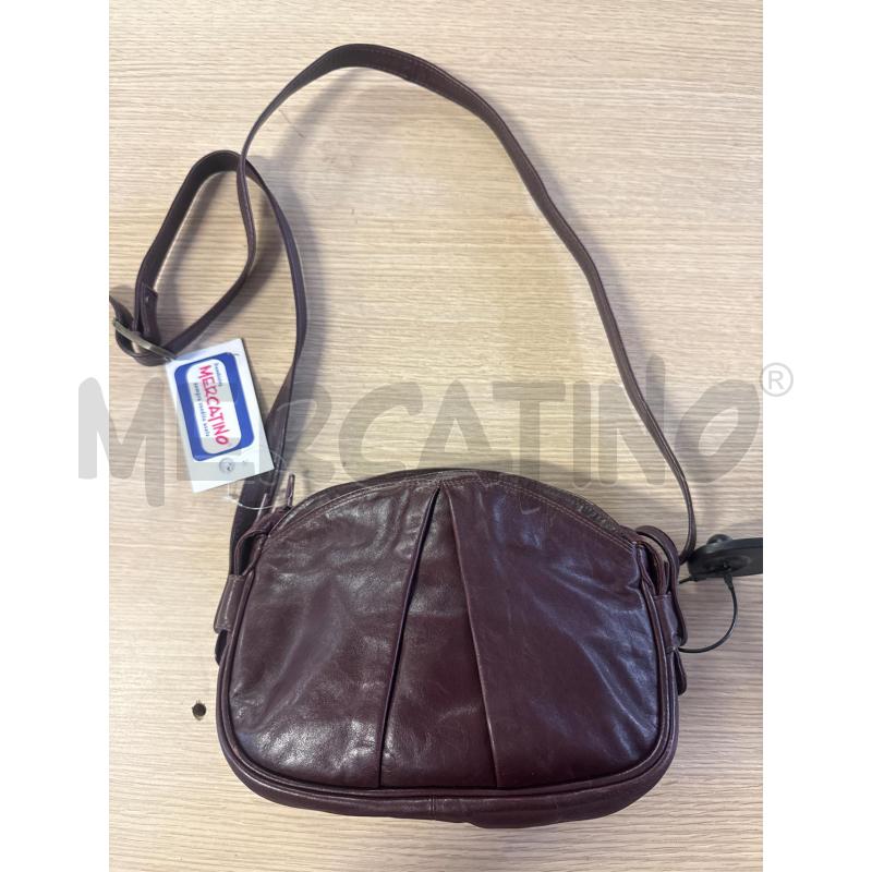 BORSETTA DONNA # PELLE BORDEAUX STONDATA | Mercatino dell'Usato Vinci - fraz. sovigliana 1