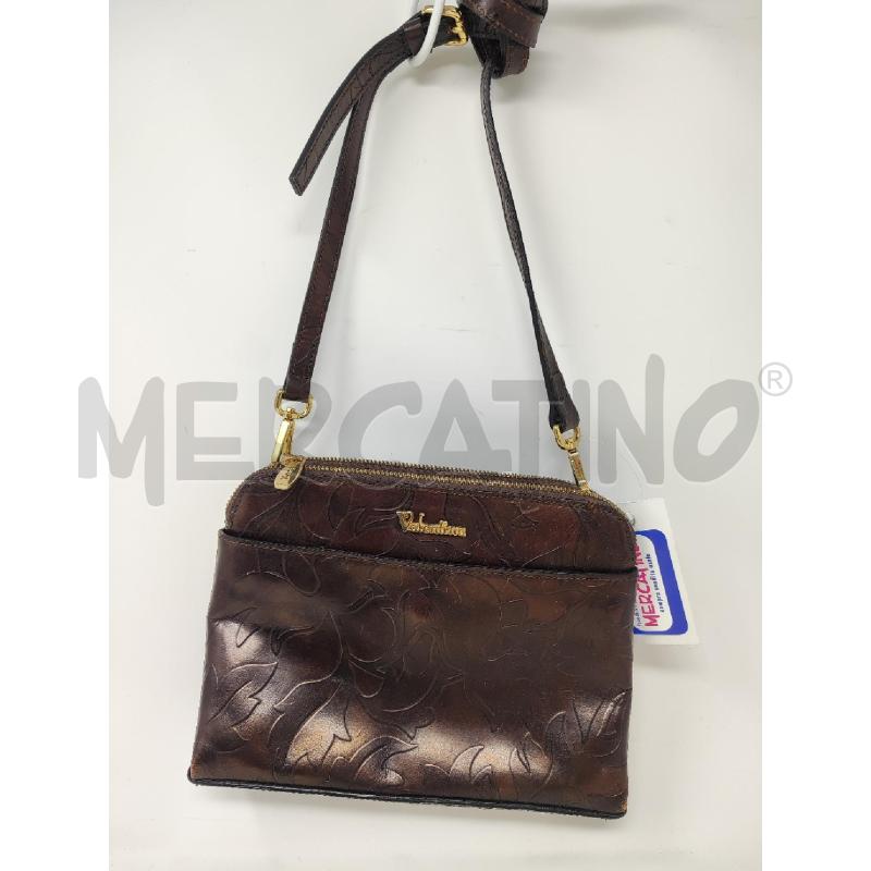 BORSETTA DONNA # VALENTINA PELLE BRONZATA 2 ZIP | Mercatino dell'Usato Vinci - fraz. sovigliana 1