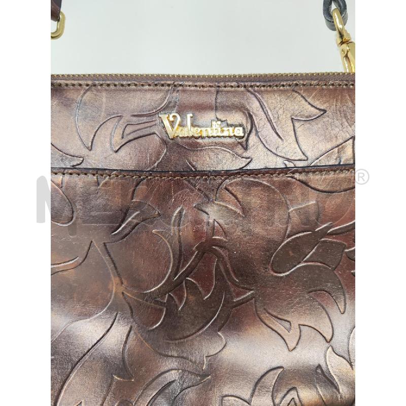 BORSETTA DONNA # VALENTINA PELLE BRONZATA 2 ZIP | Mercatino dell'Usato Vinci - fraz. sovigliana 2
