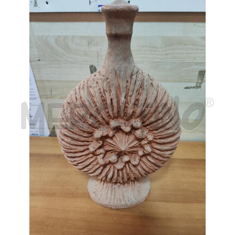 BOTTIGLIA TERRACOTTA RIGATA FIORE NUOVA | Mercatino dell'Usato Vinci - fraz. sovigliana 2