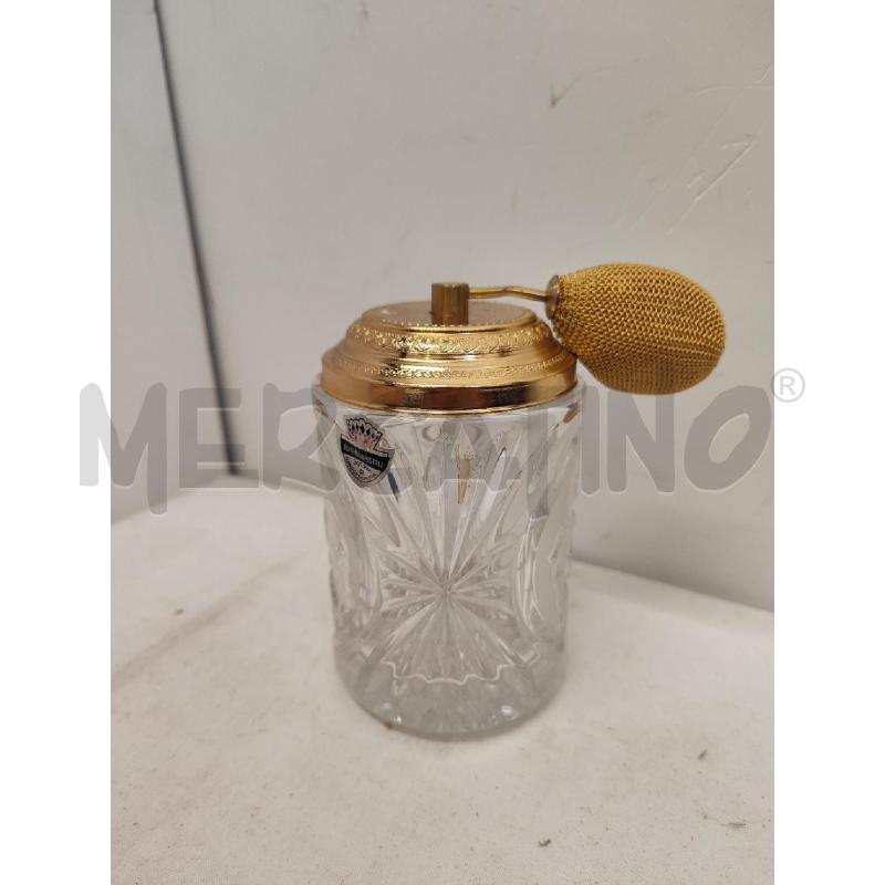 BOTTIGLIETTA X PROFUMO CRISTALLO MOLATA DAMIGELLE POMPETTA ROVINATA | Mercatino dell'Usato Vinci - fraz. sovigliana 1