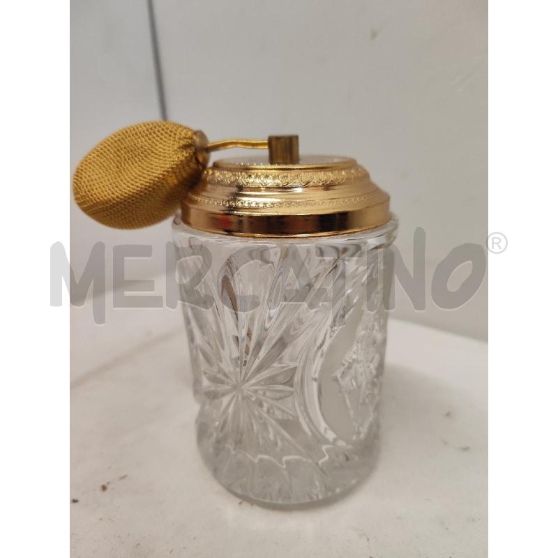 BOTTIGLIETTA X PROFUMO CRISTALLO MOLATA DAMIGELLE POMPETTA ROVINATA | Mercatino dell'Usato Vinci - fraz. sovigliana 2