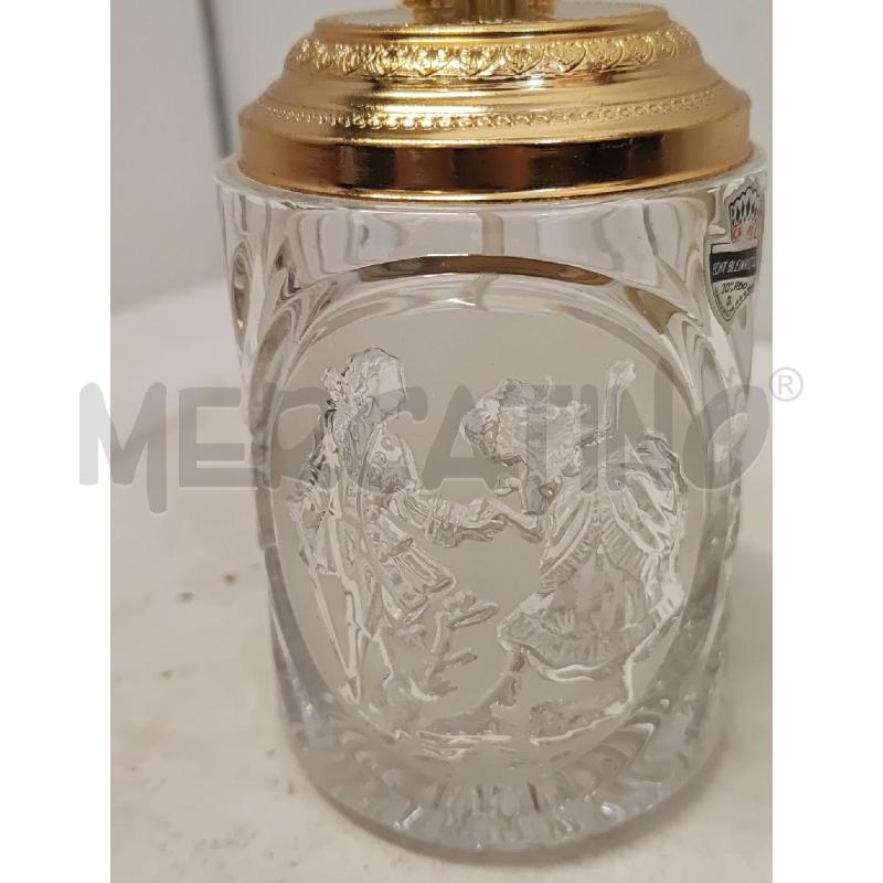 BOTTIGLIETTA X PROFUMO CRISTALLO MOLATA DAMIGELLE POMPETTA ROVINATA | Mercatino dell'Usato Vinci - fraz. sovigliana 3