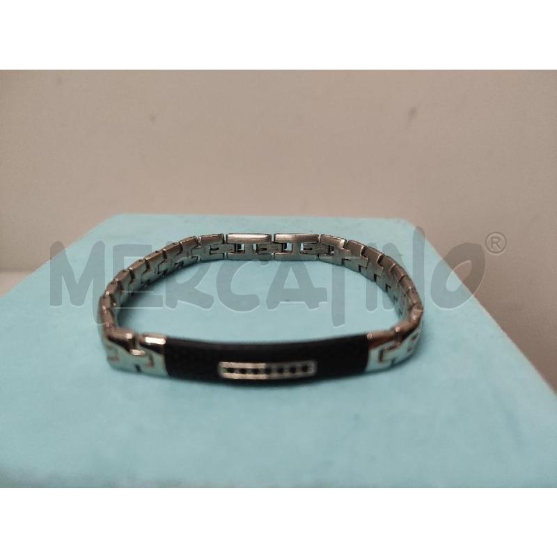 BRACCIALETTO BROSWAY PLACCA NERA STRASS  | Mercatino dell'Usato Vinci - fraz. sovigliana 1