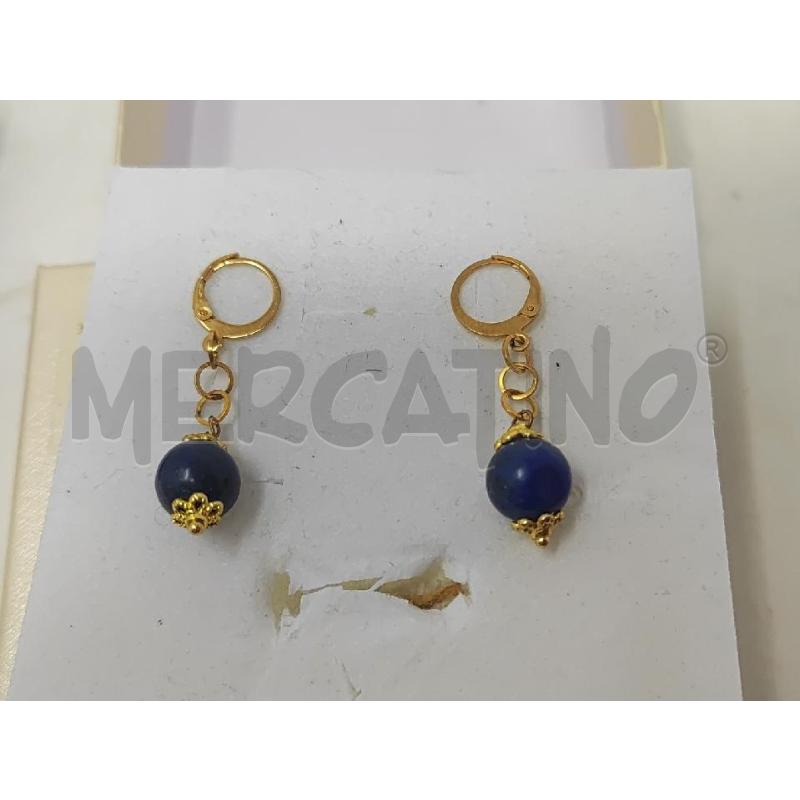 BRACCIALETTO + ORECCHINI + ANELLO PIETRE BLU  | Mercatino dell'Usato Vinci - fraz. sovigliana 3