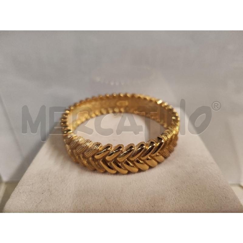 BRACCIALE LANVIN FOGLIOLINE RIGIDO DORATO | Mercatino dell'Usato Vinci - fraz. sovigliana 1