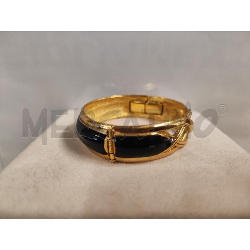 BRACCIALE LANVIN RIGIDO APRIBILE SMALTATO NERO  | Mercatino dell'Usato Vinci - fraz. sovigliana 4