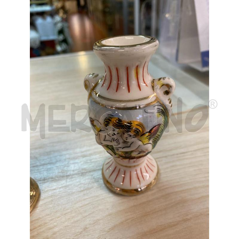 BRICCHETTO + VASETTO CERAMICA CAPODIMONTE  | Mercatino dell'Usato Vinci - fraz. sovigliana 3