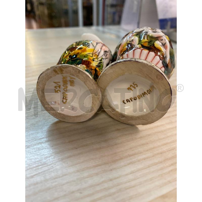 BRICCHETTO + VASETTO CERAMICA CAPODIMONTE  | Mercatino dell'Usato Vinci - fraz. sovigliana 4