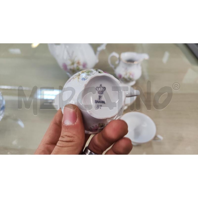 BRICCO + 5 TAZZINE + LATTIERA BAVARIA FIORI ROSA | Mercatino dell'Usato Vinci - fraz. sovigliana 4