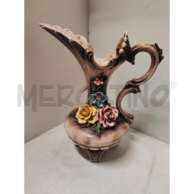 BROCCA CERAMICA BASSANO BEIGE FIORI | Mercatino dell'Usato Vinci - fraz. sovigliana 1