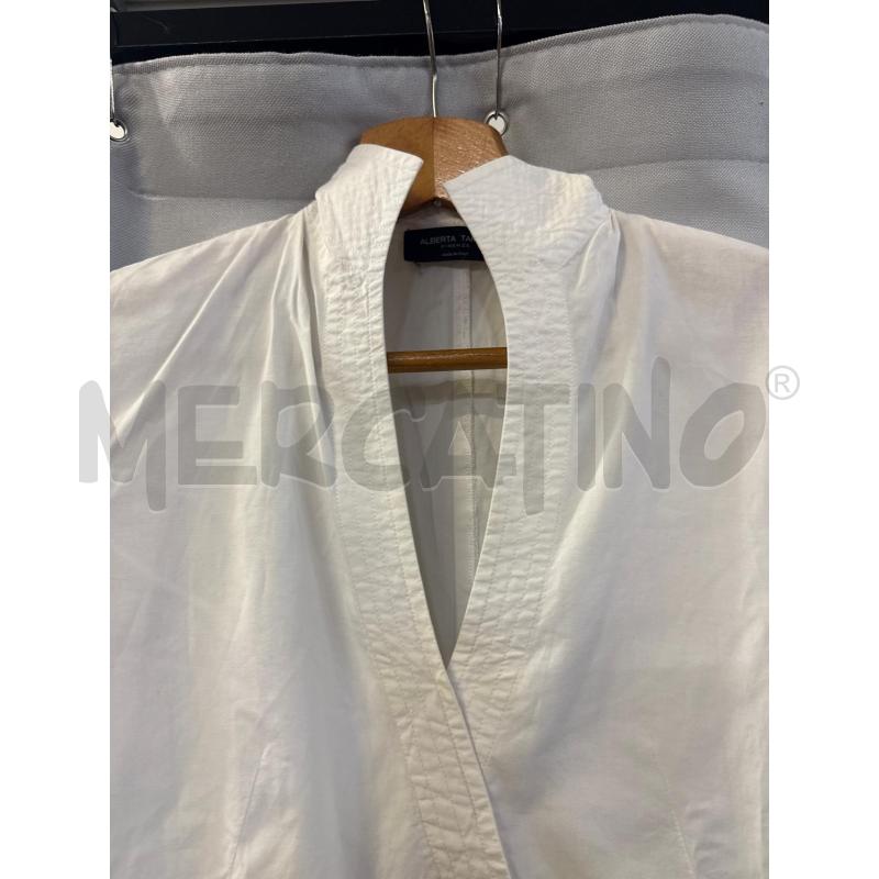 CAMICIA DONNA ALBERTA TANZINI PANNA TG.44 ZIP LATO | Mercatino dell'Usato Vinci - fraz. sovigliana 2