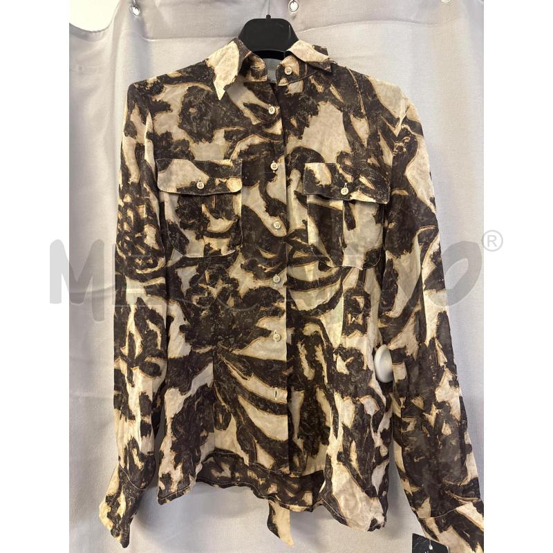 CAMICIA DONNA CARACTERE BEIGE MARRONE TG.38 | Mercatino dell'Usato Vinci - fraz. sovigliana 1