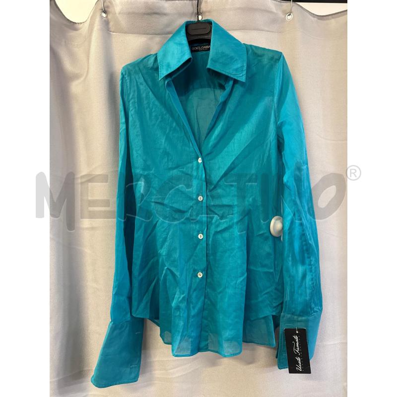 CAMICIA DONNA DOLCE & GABBANA CELESTE TG.40 | Mercatino dell'Usato Vinci - fraz. sovigliana 1