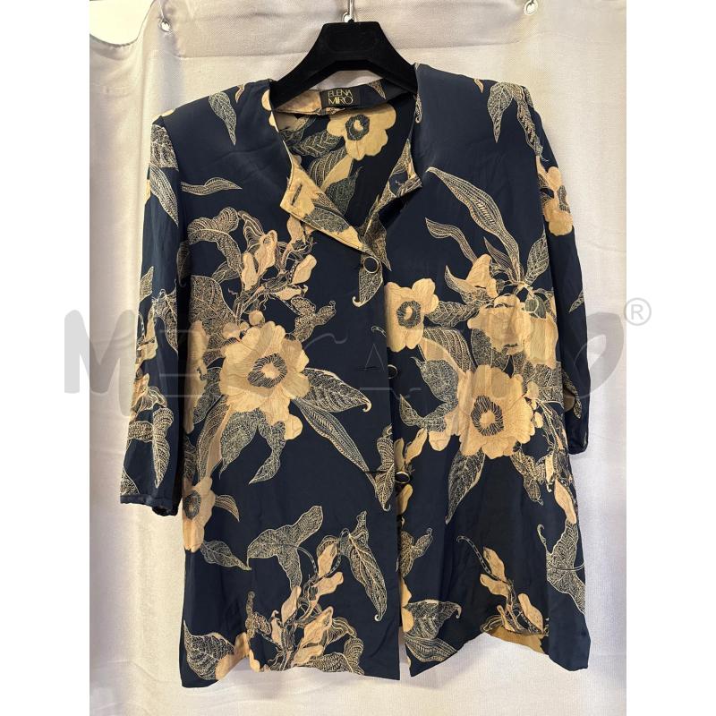 CAMICIA DONNA ELENA MIRO BLU FIORI GIALLO TG.39 | Mercatino dell'Usato Vinci - fraz. sovigliana 1