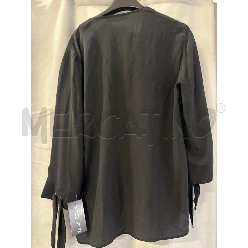 CAMICIA DONNA ELISABETTA FRANCHI NERA SCOLLO A V TG.44 | Mercatino dell'Usato Vinci - fraz. sovigliana 3