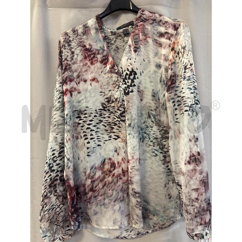 CAMICIA DONNA ESPRIT FANTASIA GRIGIA TG.38 | Mercatino dell'Usato Vinci - fraz. sovigliana 1
