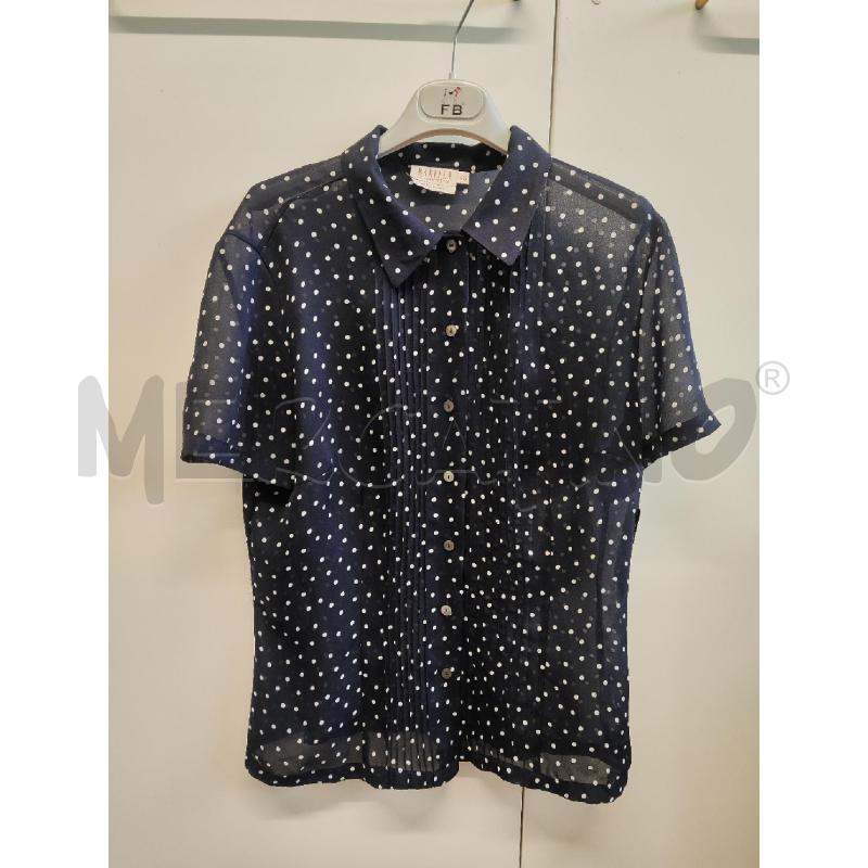 CAMICIA DONNA MARELLA BLU POIS TG.46 | Mercatino dell'Usato Vinci - fraz. sovigliana 1