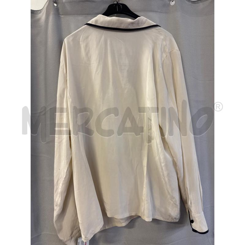 CAMICIA DONNA MARINA RINALDI CREMA 100% SETA TG.29 | Mercatino dell'Usato Vinci - fraz. sovigliana 3