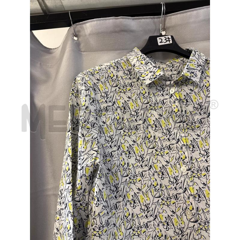 CAMICIA DONNA PAUL SMITH BIANCA FIORI NERI VERDI TG.46 | Mercatino dell'Usato Vinci - fraz. sovigliana 2