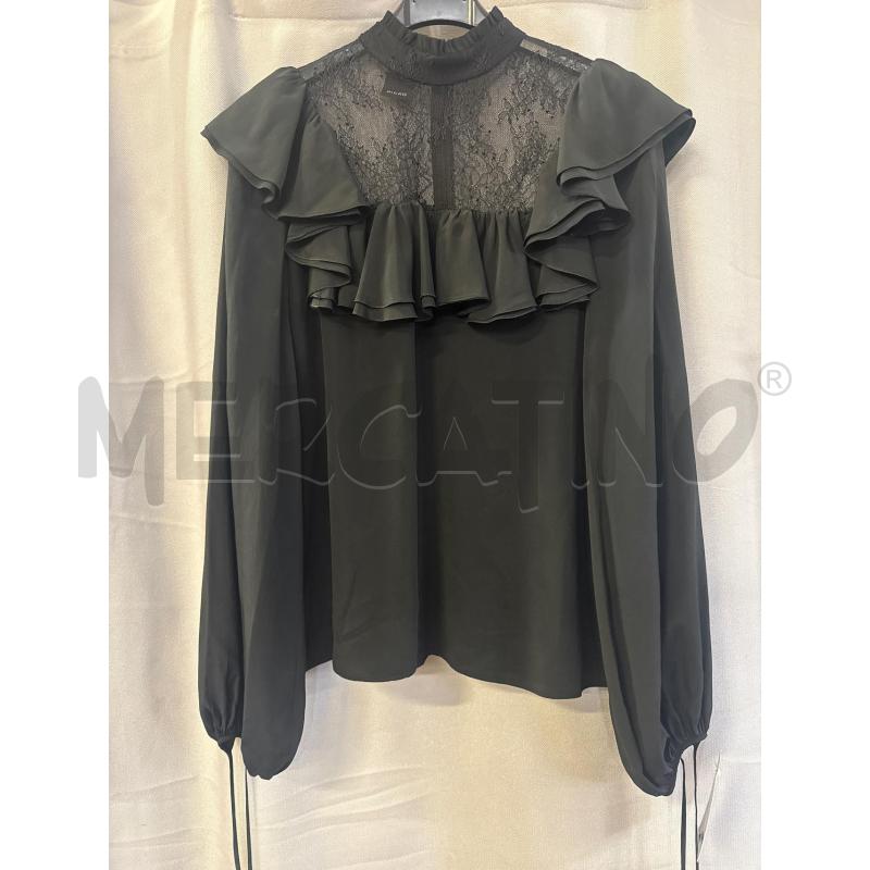 CAMICIA DONNA PINKO NERA PIZZO SCOLLO TG.40 | Mercatino dell'Usato Vinci - fraz. sovigliana 1